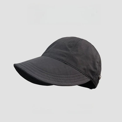 ⏳LAST DAY SALE🎁✨Women’s UPF 50+ Elegant Foldable Sun Hat – Wide-Brim Cotton Bucket Hat with Neck Flap & Adjustable Strap 🌞