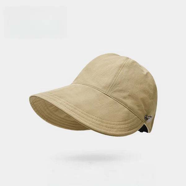 ⏳LAST DAY SALE🎁✨Women’s UPF 50+ Elegant Foldable Sun Hat – Wide-Brim Cotton Bucket Hat with Neck Flap & Adjustable Strap 🌞
