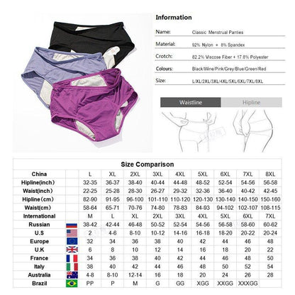 ⏳Limited-time offer - Buy one get two free!! 🔥2026's best-selling🏆 High-waisted leak-proof underwear ✨ Super elastic, invisible protection 🍃
