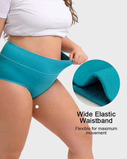 【⏰BUY 1 GET1 FREE⏰】Women's Plus Size Cotton High Waisted Briefs