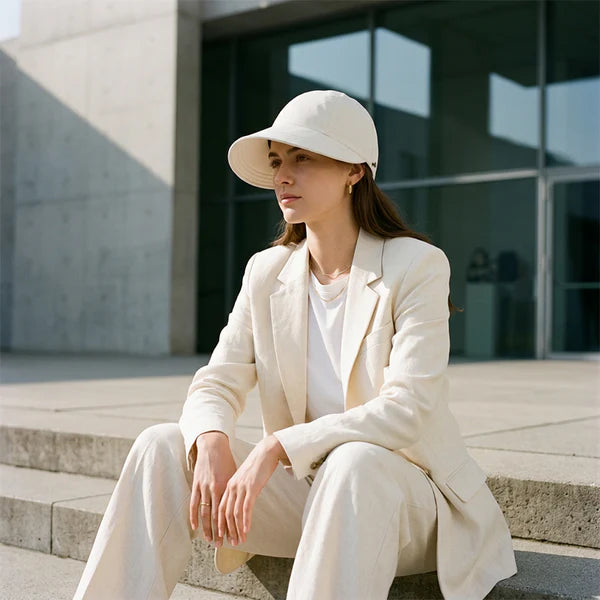 ⏳LAST DAY SALE🎁✨Women’s UPF 50+ Elegant Foldable Sun Hat – Wide-Brim Cotton Bucket Hat with Neck Flap & Adjustable Strap 🌞