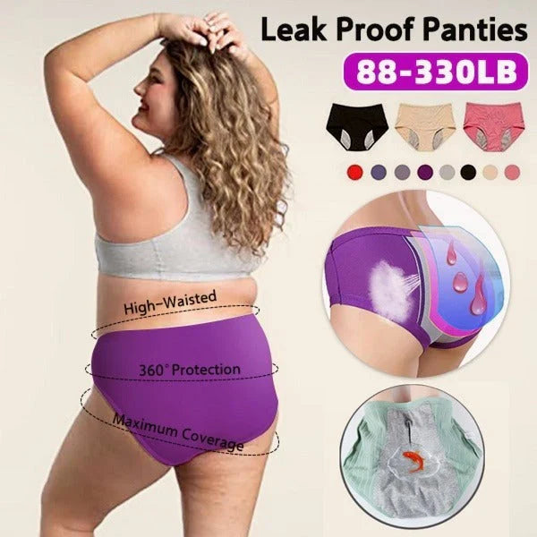 ⏳Limited-time offer - Buy one get two free!! 🔥2026's best-selling🏆 High-waisted leak-proof underwear ✨ Super elastic, invisible protection 🍃