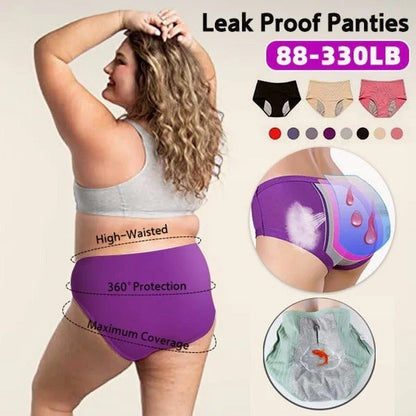 ⏳Limited-time offer - Buy one get two free!! 🔥2026's best-selling🏆 High-waisted leak-proof underwear ✨ Super elastic, invisible protection 🍃