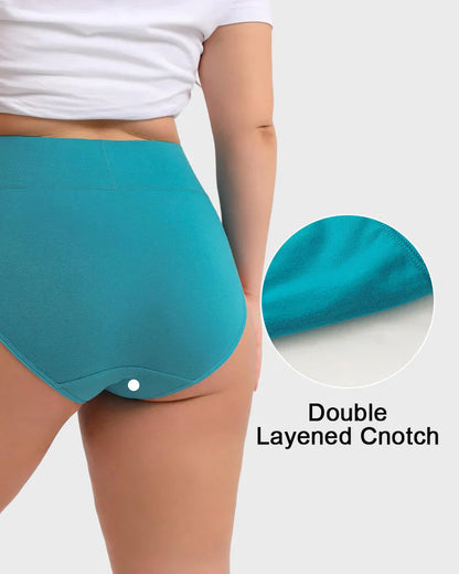【⏰BUY 1 GET1 FREE⏰】Women's Plus Size Cotton High Waisted Briefs
