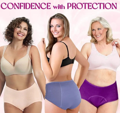 ⏳Limited-time offer - Buy one get two free!! 🔥2026's best-selling🏆 High-waisted leak-proof underwear ✨ Super elastic, invisible protection 🍃