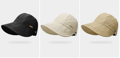 ⏳LAST DAY SALE🎁✨Women’s UPF 50+ Elegant Foldable Sun Hat – Wide-Brim Cotton Bucket Hat with Neck Flap & Adjustable Strap 🌞