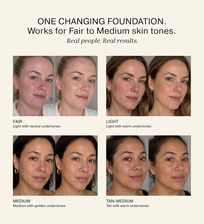 IDEAL FOR MATURE SKIN-Changing Foundation