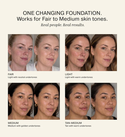 IDEAL FOR MATURE SKIN-Changing Foundation
