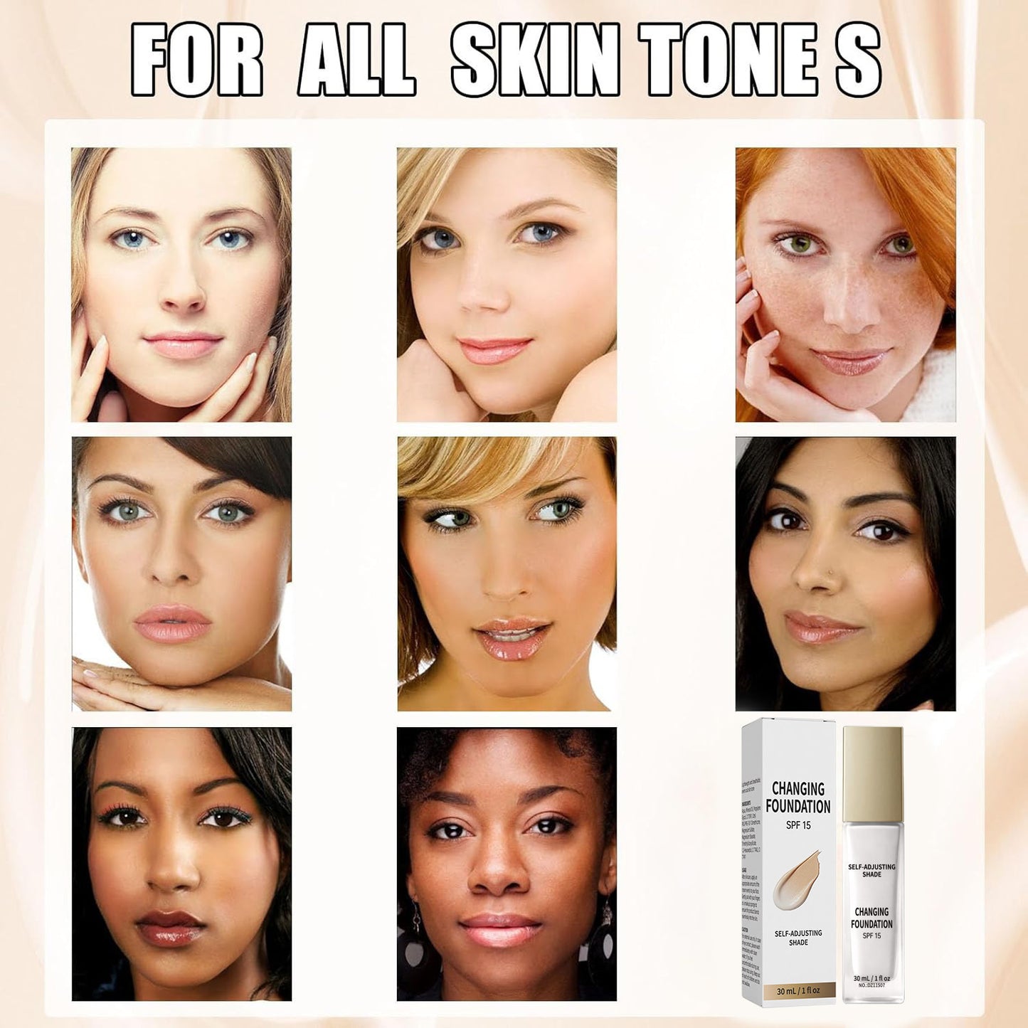 IDEAL FOR MATURE SKIN-Changing Foundation