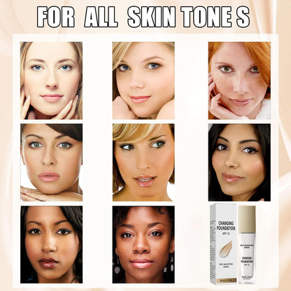 IDEAL FOR MATURE SKIN-Changing Foundation