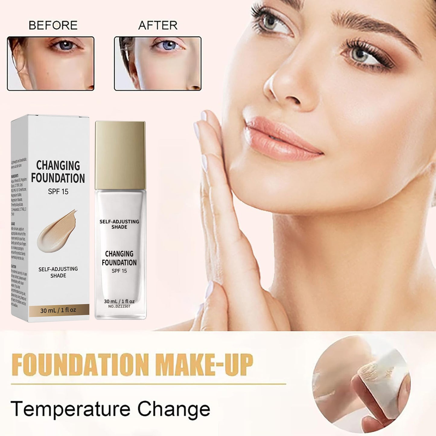 IDEAL FOR MATURE SKIN-Changing Foundation