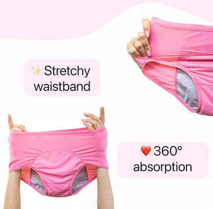 ⏳Limited-time offer - Buy one get two free!! 🔥2026's best-selling🏆 High-waisted leak-proof underwear ✨ Super elastic, invisible protection 🍃