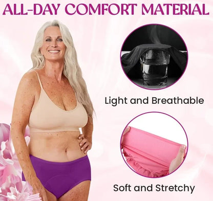 ⏳Limited-time offer - Buy one get two free!! 🔥2026's best-selling🏆 High-waisted leak-proof underwear ✨ Super elastic, invisible protection 🍃